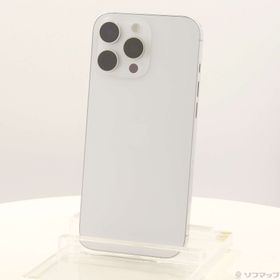 (中古)Apple iPhone16 Pro Max 256GB ホワイトチタニウム MYWH3J/A SIMフリー(348-ud)