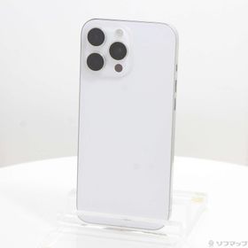 (中古)Apple iPhone16 Pro Max 256GB ホワイトチタニウム MYWH3J/A SIMフリー(368-ud)