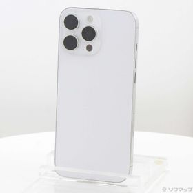 (中古)Apple iPhone16 Pro Max 256GB ホワイトチタニウム MYWH3J/A SIMフリー(305-ud)