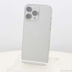 (中古)Apple iPhone16 Pro Max 256GB ナチュラルチタニウム MYWK3J/A SIMフリー(198-ud)