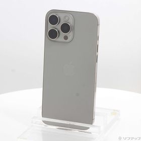 (中古)Apple iPhone16 Pro Max 256GB ナチュラルチタニウム MYWK3J/A SIMフリー(377-ud)