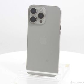 (中古)Apple iPhone16 Pro Max 256GB ナチュラルチタニウム MYWK3J/A SIMフリー(348-ud)