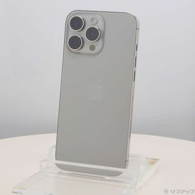 (中古)Apple iPhone16 Pro Max 1TB ナチュラルチタニウム MYWU3J/A SIMフリー(297-ud)