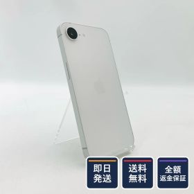 【全額返金保証】【最速発送】 iPhone 16e 256GB ホワイト au SIMフリー 白ロム 超美品 動作確認済 100%