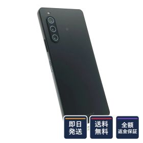 【全額返金保証】【最速発送】Sony Xperia 10 V 128GB ブラック 楽天モバイル XQ-DC44 白ロム 美品 動作確認済