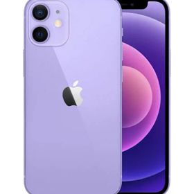 【中古】【安心保証】 iPhone12 mini[256GB] SIMロック解除 docomo パープル
