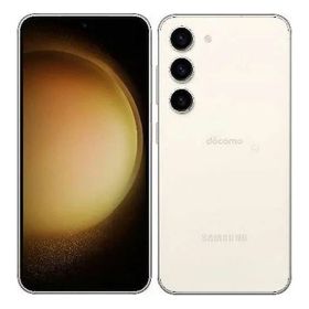 【中古】【安心保証】 Galaxy S23 SC-51D[256GB] docomo クリーム