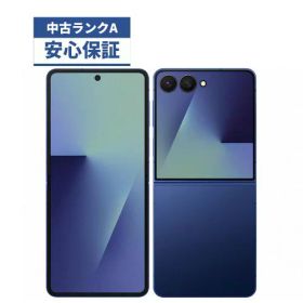 【中古】【美品】Galaxy Z Flip 7 SCG35 ブルーシャドウ SIMロック解除済 au 【安心30日保証】 本体 白ロム CCコネクト