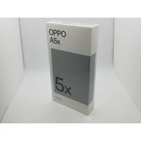 【未使用】Oppo 国内版 【SIMフリー】 OPPO A5x 4GB 128GB ホワイト【新橋烏森通り】保証期間3ヶ月