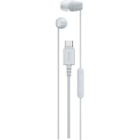 ソニー(SONY) IER-EX15C-WZ ホワイト 有線カナルイヤホン USB Type-C対応 5mmドライバー搭載 リモコン付
