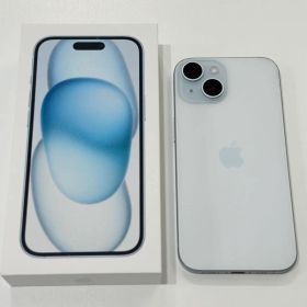 iPhone15 256GB ブルー SIMフリー【動作良好・背面小欠けあり】