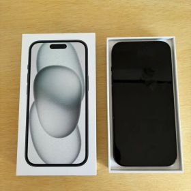 iPhone15 128GB ブラック SIMフリー 箱付 バッテリー79%