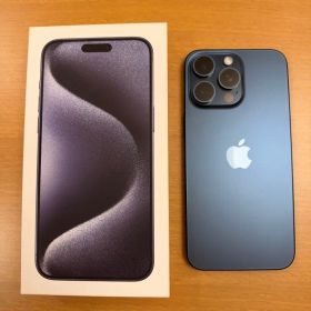 Apple iPhone 本体 15 ProMaxブルーチタニウム