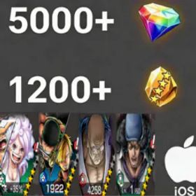 ワンピースバウンティラッシュ Bonney+Zoro&Sanji+Nusjuro+Kuzan💎5000+✨1200+