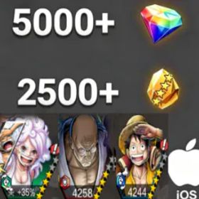ワンピースバウンティラッシュ Bonney+Nusjuro+DreamLuffy💎5000+✨2500+