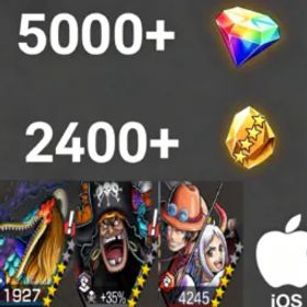 ワンピースバウンティラッシュ MarcusMars+Teach+Ace&Yamato💎5000+✨2400+