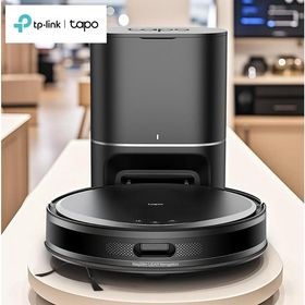 超薄型 ロボット掃除機＆自動ゴミ収集機 MagSlimLiDARナビゲーション 強力吸引 水拭き両用 Tapo RV20 Max Plus 音声コントロール5300pa