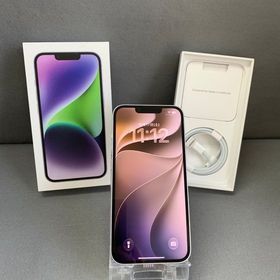 超美品 国内版 SIMフリー iPhone14 128GB パープル色