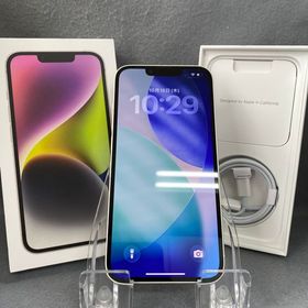 超美品 国内版 SIMフリー iPhone14 128GB スターライト色