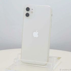 【中古】Apple(アップル) iPhone11 256GB ホワイト MWM82J／A SoftBank 【349-ud】