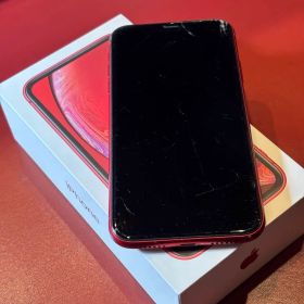 【箱あり】Apple iPhone XR/128GB/本体/レッド