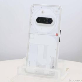 〔中古〕Nothing（ナッシング） Phone (3a) 128GB ホワイト A10400155 SIMフリー〔305-ud〕