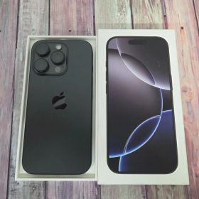 iPhone 16 Pro 256GB ブラックチタニウム アイフォン16プロ Apple アップル SIMフリー SIMロックなし MYN03J/A 本体 箱付き バッテリー90%