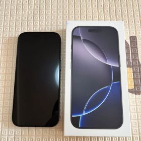 iPhone16pro 256GBブラックチタニウム