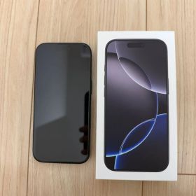 【極美品】iPhone 16 Pro ブラックチタニウム 256GB