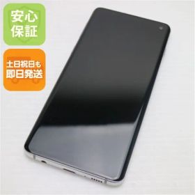 超美品 SC-03L Galaxy S10 プリズムホワイト スマホ 本体 白ロム 土日祝発送OK