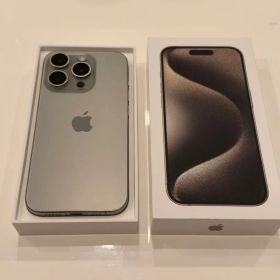 【超美品】iPhone 15 Pro 128GB ナチュラルチタニウム
