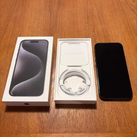 iPhone 15 pro Black Titanium 128GB