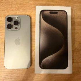 iPhone 15 Pro ナチュラルチタニウム 256GB SIMフリー箱付き