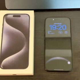 【化粧箱付属品付】Apple iPhone15 Proブルーチタニウム128GB