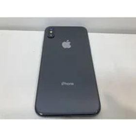 中古 【SIMロック解除済み】【docomo】 iPhoneX 256GB (スペースグレイ) MQC12J/A 155244 状態： B:良品