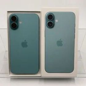 中古 【au版SIMフリー】Apple iPhone16 Plus 256GB ティール MXVL3J/A 170220 状態： C:並品