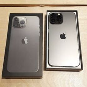 中古 【au版SIMフリー】Apple iPhone13 Pro Max 6.7インチ 1TB グラファイト MLKG3J/A 147561 状態： A:美品