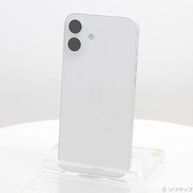 (中古)Apple iPhone16 Plus 256GB ホワイト MXVH3J/A SIMフリー(198-ud)
