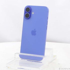 (中古)Apple iPhone16 Plus 128GB ウルトラマリン MXVE3J/A SIMフリー(377-ud)