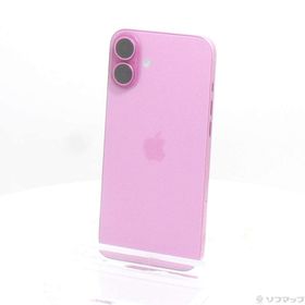 (中古)Apple iPhone16 Plus 128GB ピンク MXVD3J/A SIMフリー(258-ud)