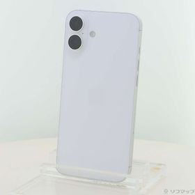 (中古)Apple iPhone16 Plus 128GB ホワイト MXVC3J/A SIMフリー(344-ud)