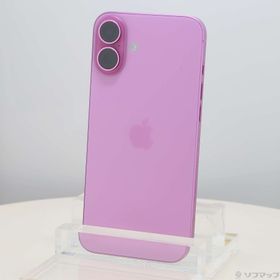 (中古)Apple iPhone16 Plus 128GB ピンク MXVD3J/A SIMフリー(377-ud)