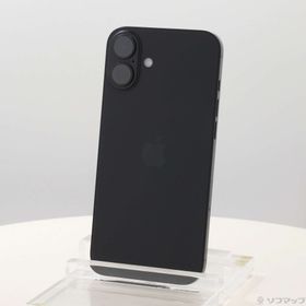 (中古)Apple iPhone16 Plus 256GB ブラック MXVG3J/A SIMフリー(269-ud)
