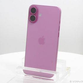 (中古)Apple iPhone16 Plus 128GB ピンク MXVD3J/A SIMフリー(377-ud)