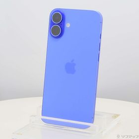 (中古)Apple iPhone16 Plus 128GB ウルトラマリン MXVE3J/A SIMフリー(198-ud)