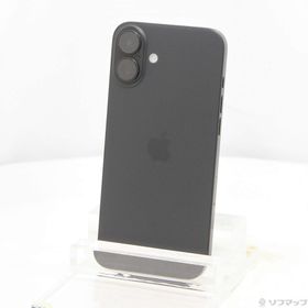 (中古)Apple iPhone16 Plus 128GB ブラック MXVA3J/A SIMフリー(198-ud)