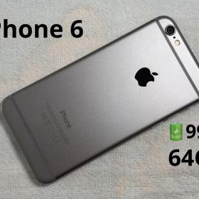 Apple iPhone 6 64GB スペースグレイ バッテリー99%