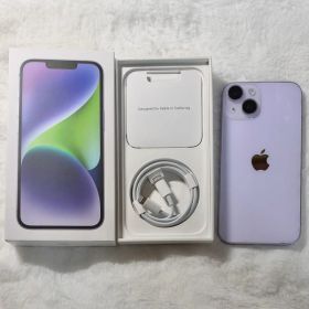 iPhone14 パープル 256GB バッテリー74%