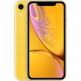 【中古】【安心保証】 iPhoneXR[64GB] SIMロック解除 au/UQ イエロー
