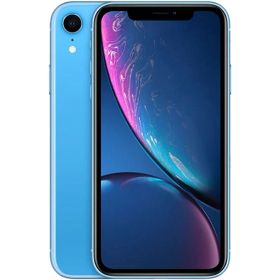 【中古】【安心保証】 iPhoneXR[64GB] SIMロック解除 au/UQ ブルー